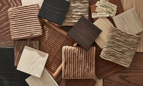 wood and rush samples
