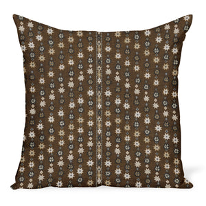 Peter Dunham Textiles Cosima in Chocolate Pillow