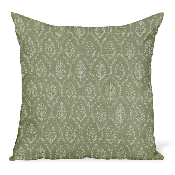 Peter Dunham Textiles Jaali in Spring Green Pillow