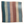 Striped pillow cover fabric with vertical blue, pink, and cream bands