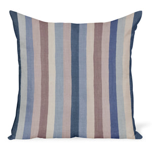 Peter Dunham Textiles Jacob's Stripe in Blue/Pink Pillow