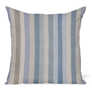 Peter Dunham Textiles Jacob's Stripe in Pale Blues Pillow
