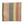 Raspberry and sage striped pillow cover with woven fabric texture