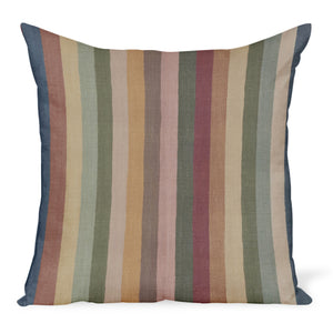 Peter Dunham Textiles Jacob's Stripe in Raspberry/Sage Pillow