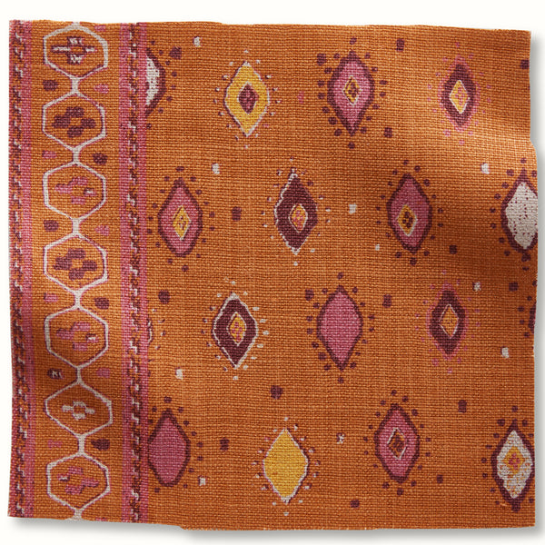 Peter Dunham Textiles Oona in Orange/Pink Pillow