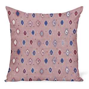 Peter Dunham Textiles Oona in Pale Pink/Indigo Pillow