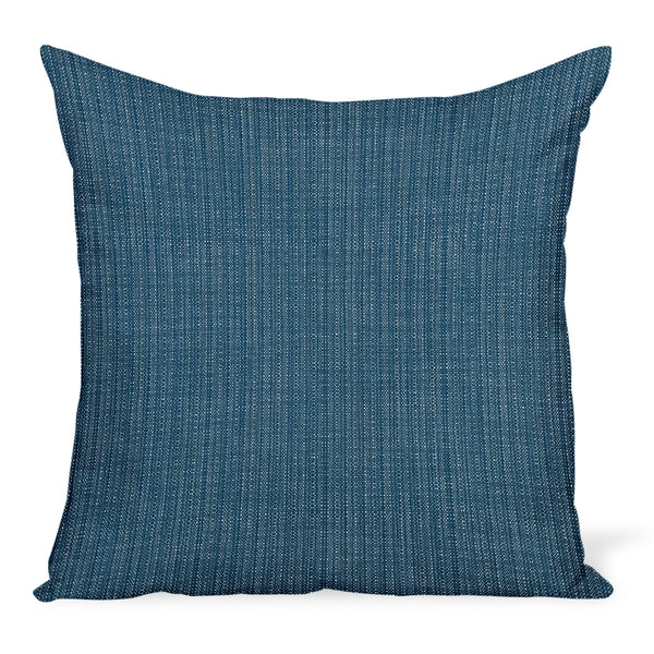 Peter Dunham Textiles Outdoor Canvas Woven in Peacock Pillow