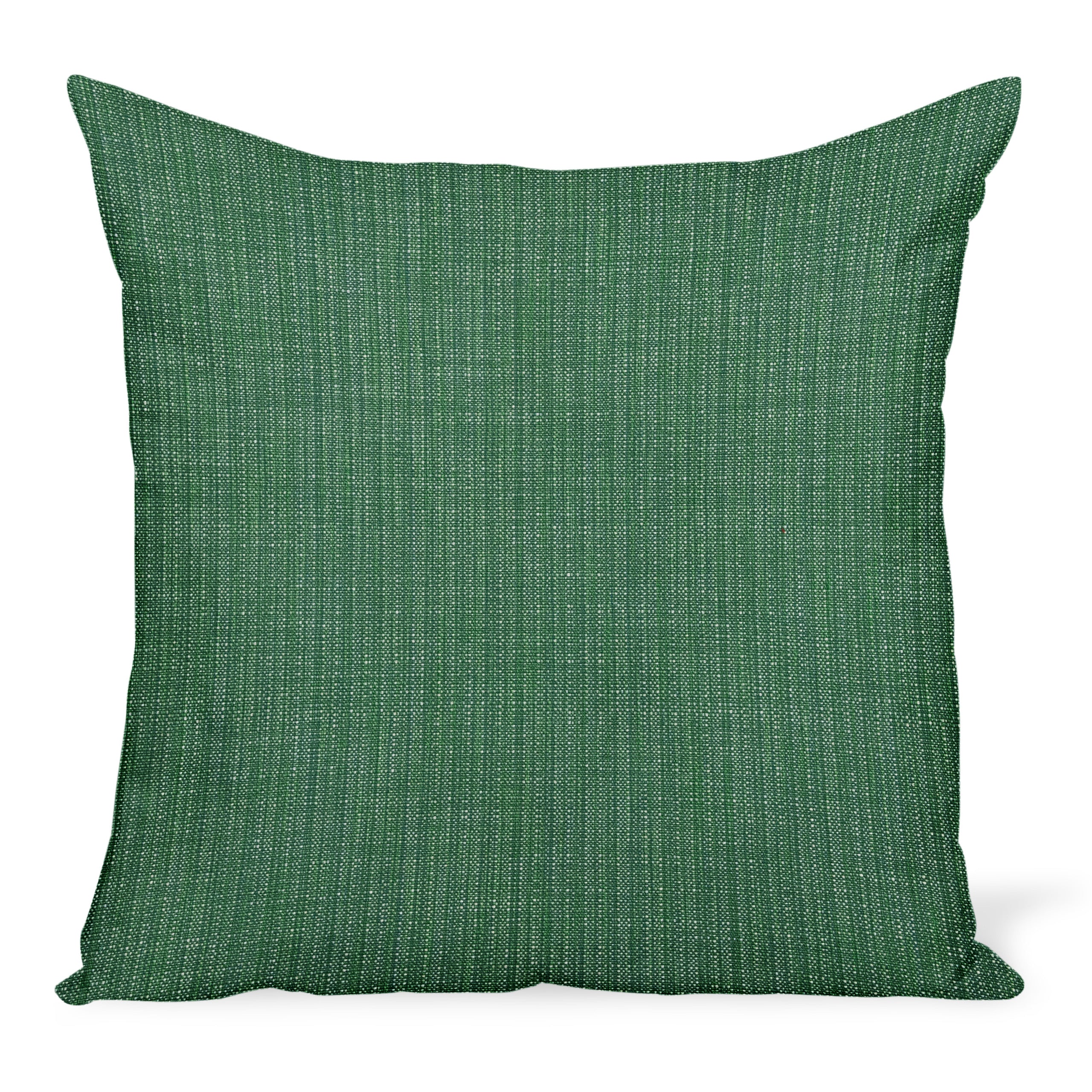 Peter Dunham Textiles Outdoor Canvas Woven in Moss Pillow