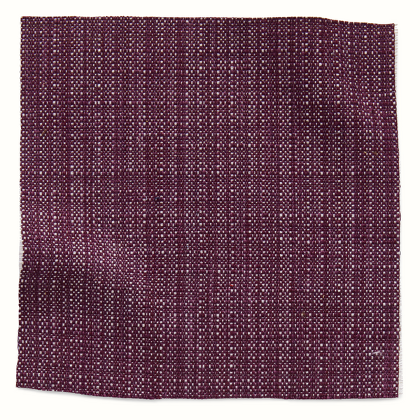 Peter Dunham Textiles Outdoor Canvas Woven in Plum Pillow