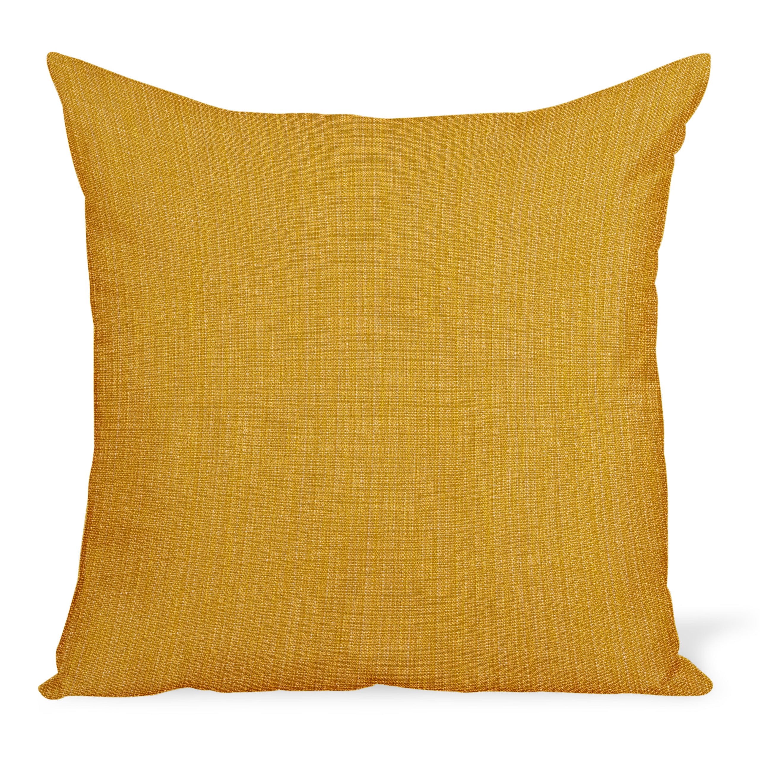 Peter Dunham Textiles Outdoor Canvas Woven in Marigold Pillow