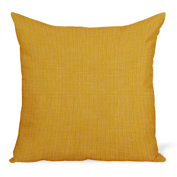 Peter Dunham Textiles Outdoor Canvas Woven in Marigold Pillow
