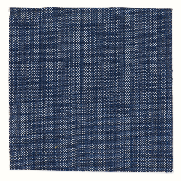 Peter Dunham Textiles Outdoor Canvas Woven in Indigo Pillow