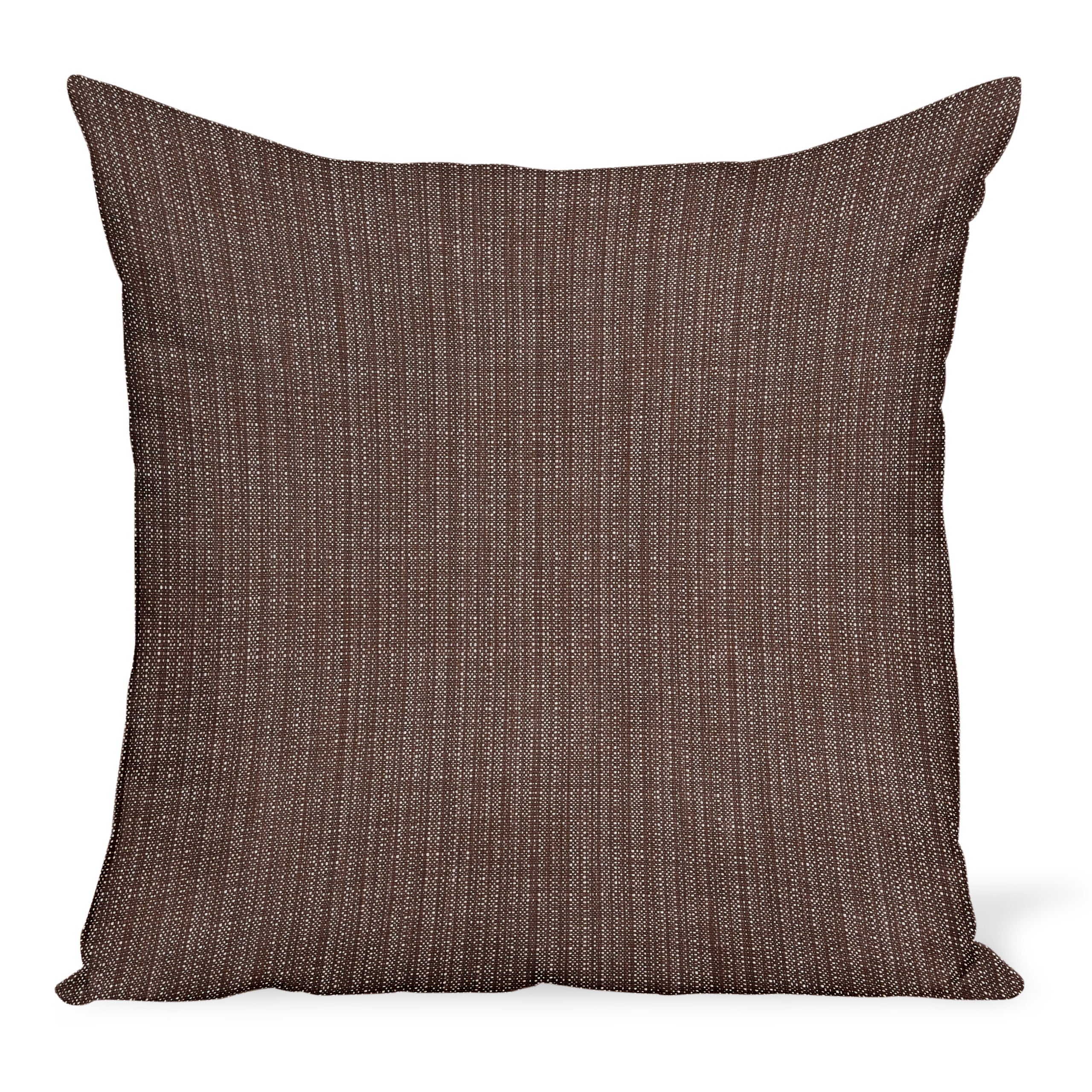 Peter Dunham Textiles Outdoor Canvas Woven in Bark Pillow