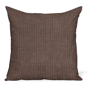 Peter Dunham Textiles Outdoor Canvas Woven in Bark Pillow