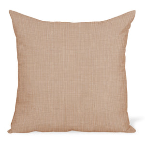 Peter Dunham Textiles Outdoor Canvas Woven in Sand Pillow