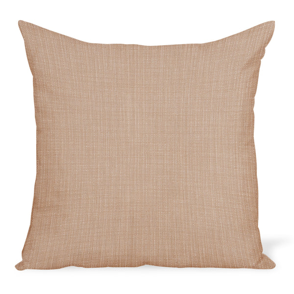 Peter Dunham Textiles Outdoor Canvas Woven in Sand Pillow