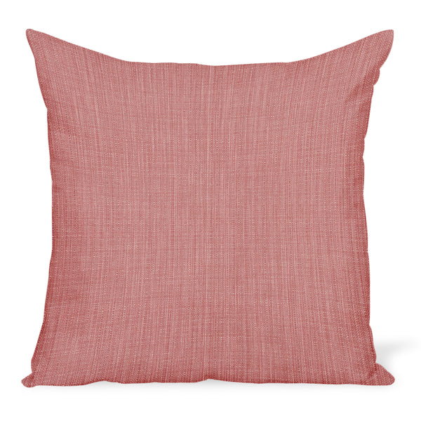 Peter Dunham Textiles Outdoor Canvas Woven in Pink Pillow