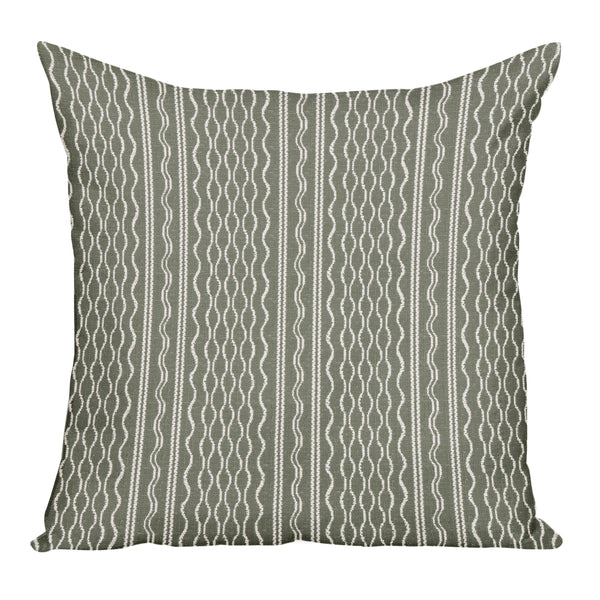 Peter Dunham Textiles Outdoor Hmong Stripe in Sage