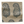Outdoor pillow cover with natural fabric and blue paisley-style medallion pattern