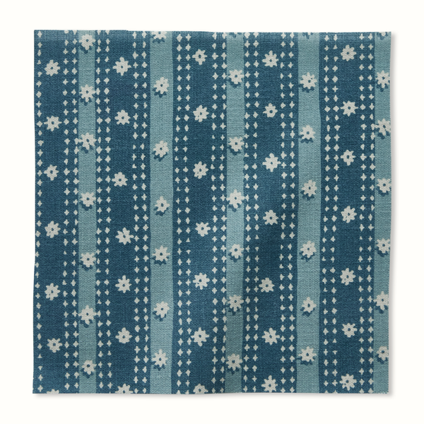Peter Dunham Textiles Outdoor Mitra in Blue/Blue Pillow
