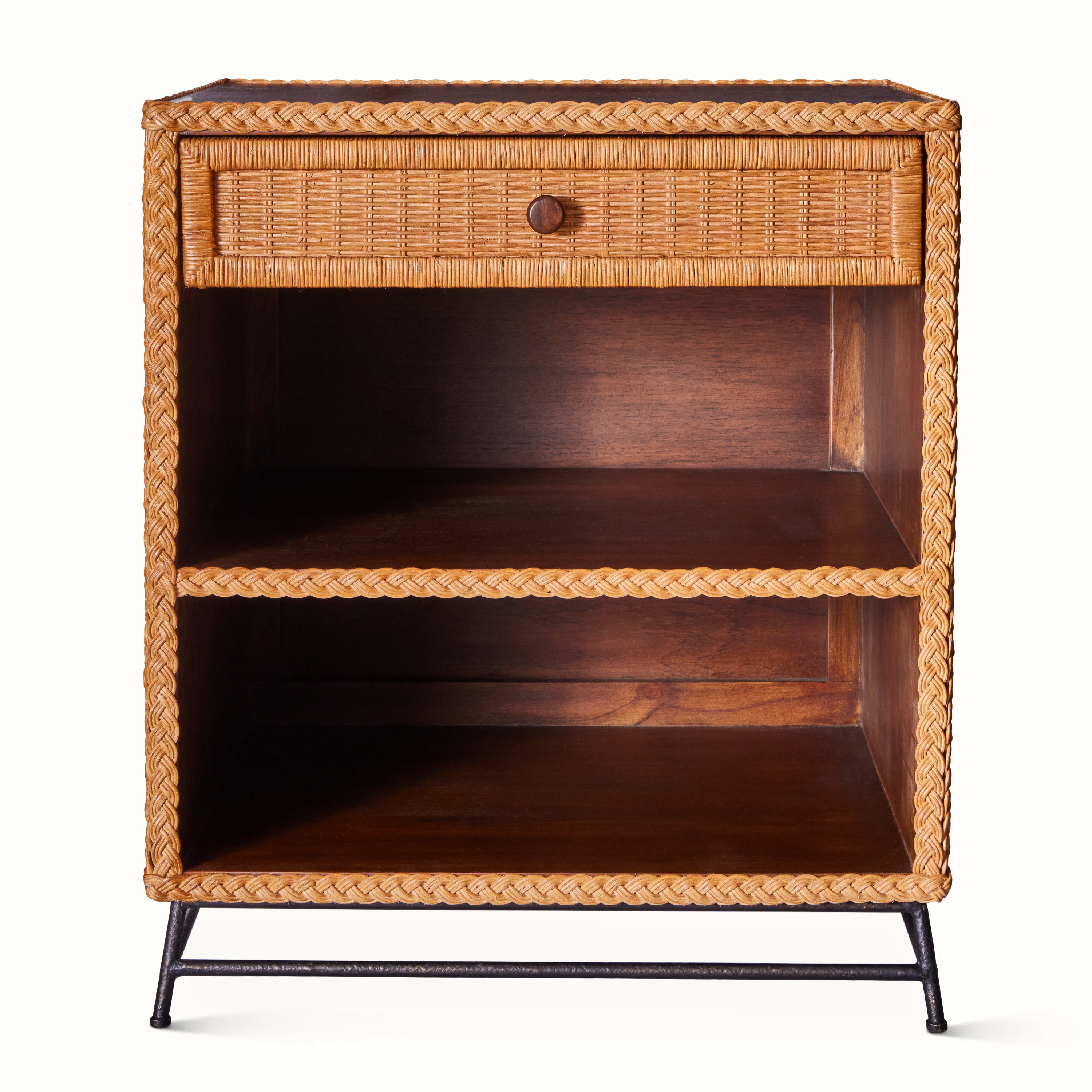 Small Wicker Bedside