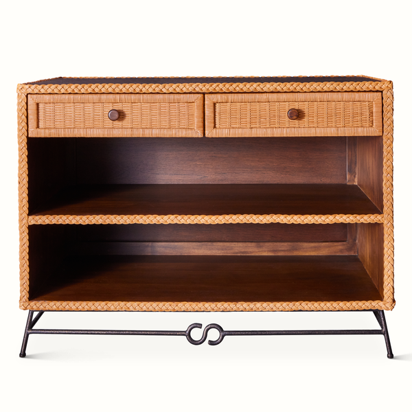 Large Wicker Bedside