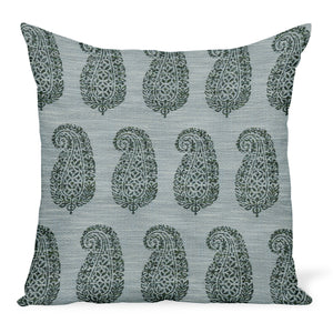 Peter Dunham Textiles Outdoor Mandawa in Green/Blue Pillow