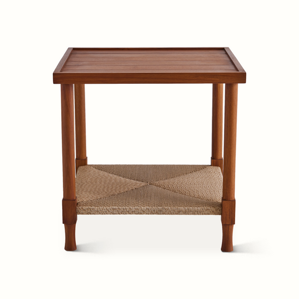 Indoor/Outdoor Athletic Club Square Side Table