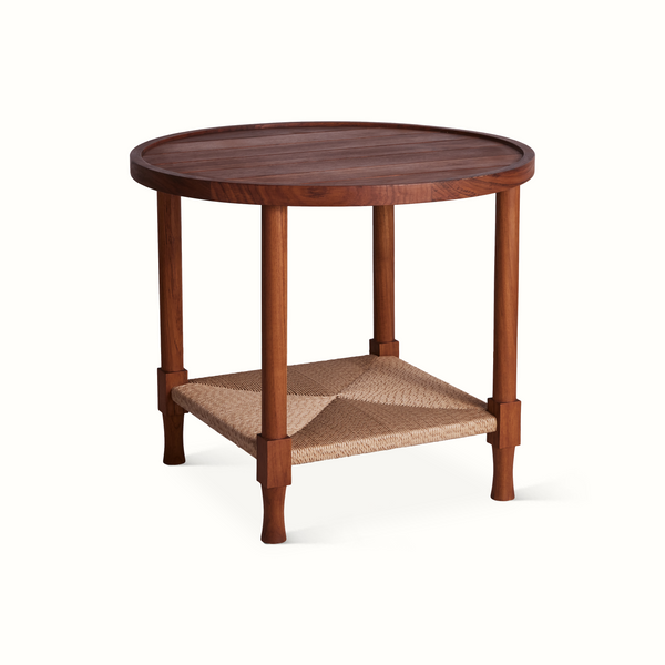 Indoor/Outdoor Athletic Club Round Side Table