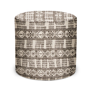 Indoor Pouf in Peter Dunham Textiles Addis in Java/Natural