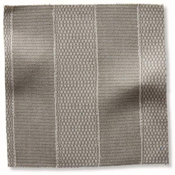Peter Dunham Textiles Outdoor Asilah in Stone on Natural Pillow