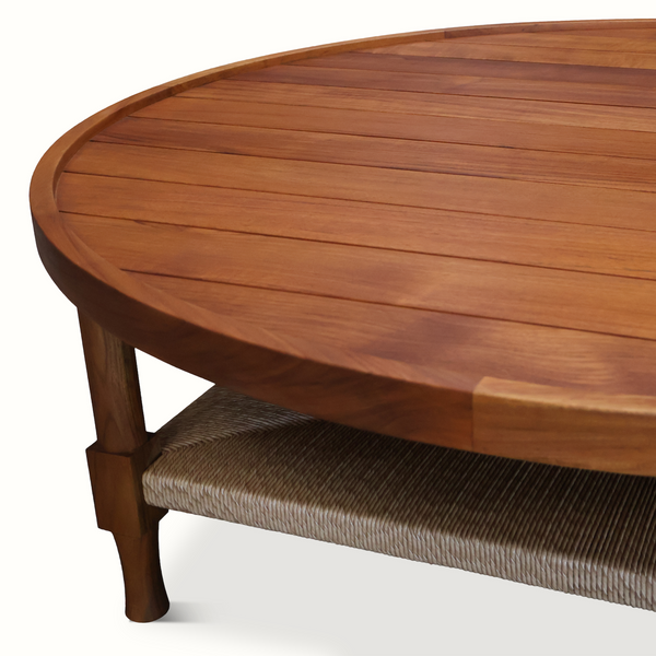 Indoor/Outdoor Athletic Club Round Coffee Table