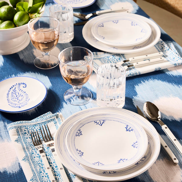 Peter Dunham + Hudson Grace Green Bukhara Printed Napkin