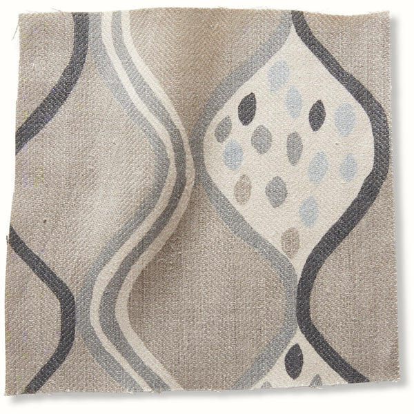 Peter Dunham Textiles Baltic Wave in Ash/Charcoal Pillow