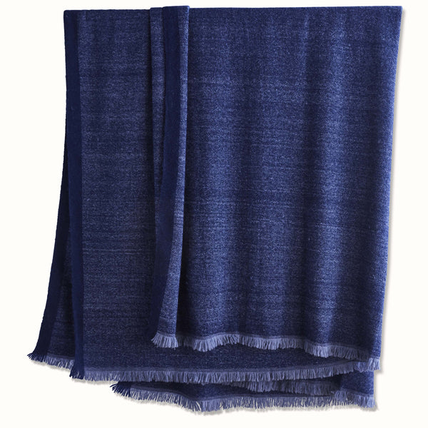 Big Sur Bedcover and Throw in Midnight