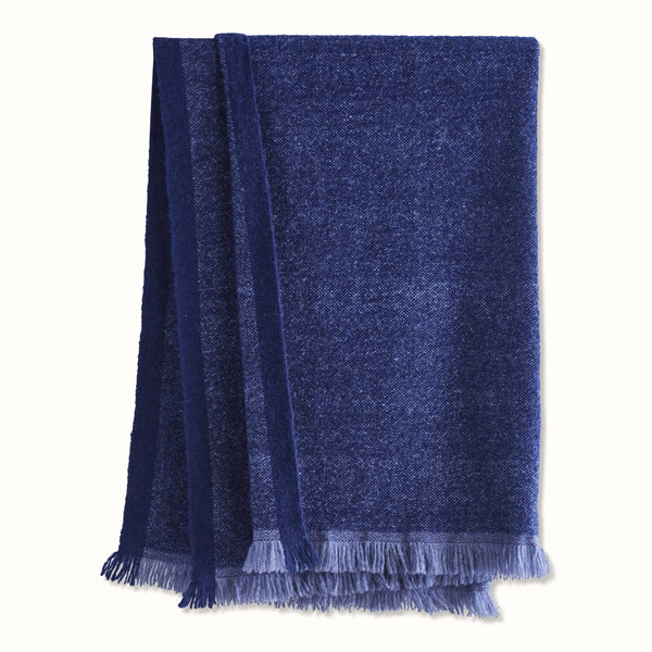 Big Sur Bedcover and Throw in Midnight