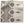 Outdoor pillow cover in natural linen with charcoal geometric medallion print
