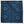 Outdoor pillow cover with dark indigo geometric medallion pattern, square fabric