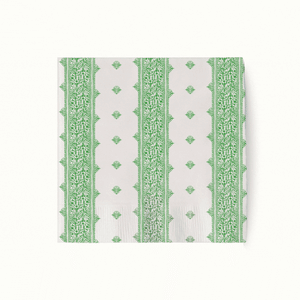 Peter Dunham + Hudson Grace Green Fig and Fez, Cocktail Napkins Set of 50