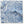 Peter Dunham Textiles Outdoor Deeg in Blue/Blue on White Pillow