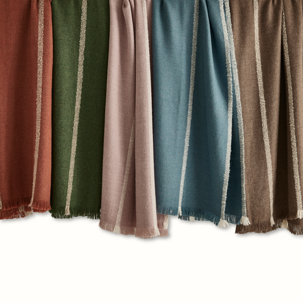 Barragan in Green Alpaca Bedcover and Throw
