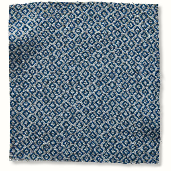 Peter Dunham Textiles Outdoor Heera in Indigo/Gray Pillow