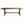 Antique French oak refectory table with weathered top and carved trestle legs