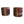 Turkish kilim leather pouf with bold geometric woven pattern and round upholstered form