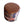Turkish kilim leather pouf with smooth brown leather top and multicolor woven side