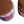 Turkish kilim leather pouf corner view with brown leather top and patterned side