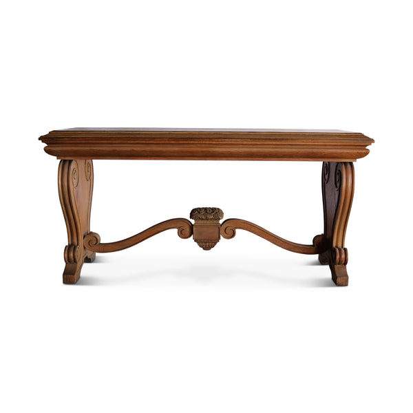 Vintage Pair of Baroque Style Console Tables, France, 1930s. Sold Individually.