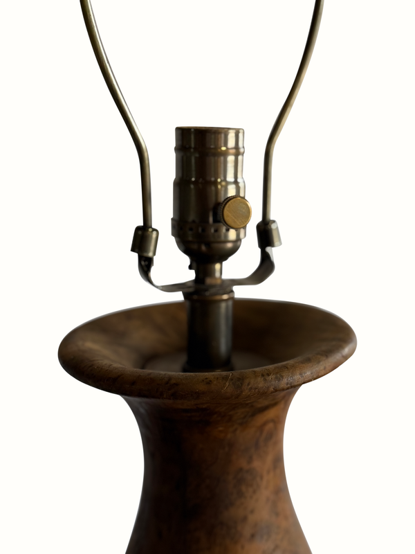 Wood Vase Lamp