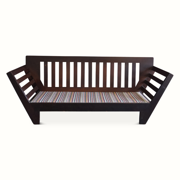 Antique Arts & Crafts Style Oak Sofa