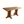 Pine bistro table with split square top seam and trestle pedestal base, light wood.
